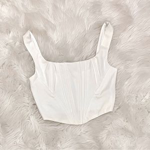 Never worn, Size Small Corset Tank Top from Shein.
